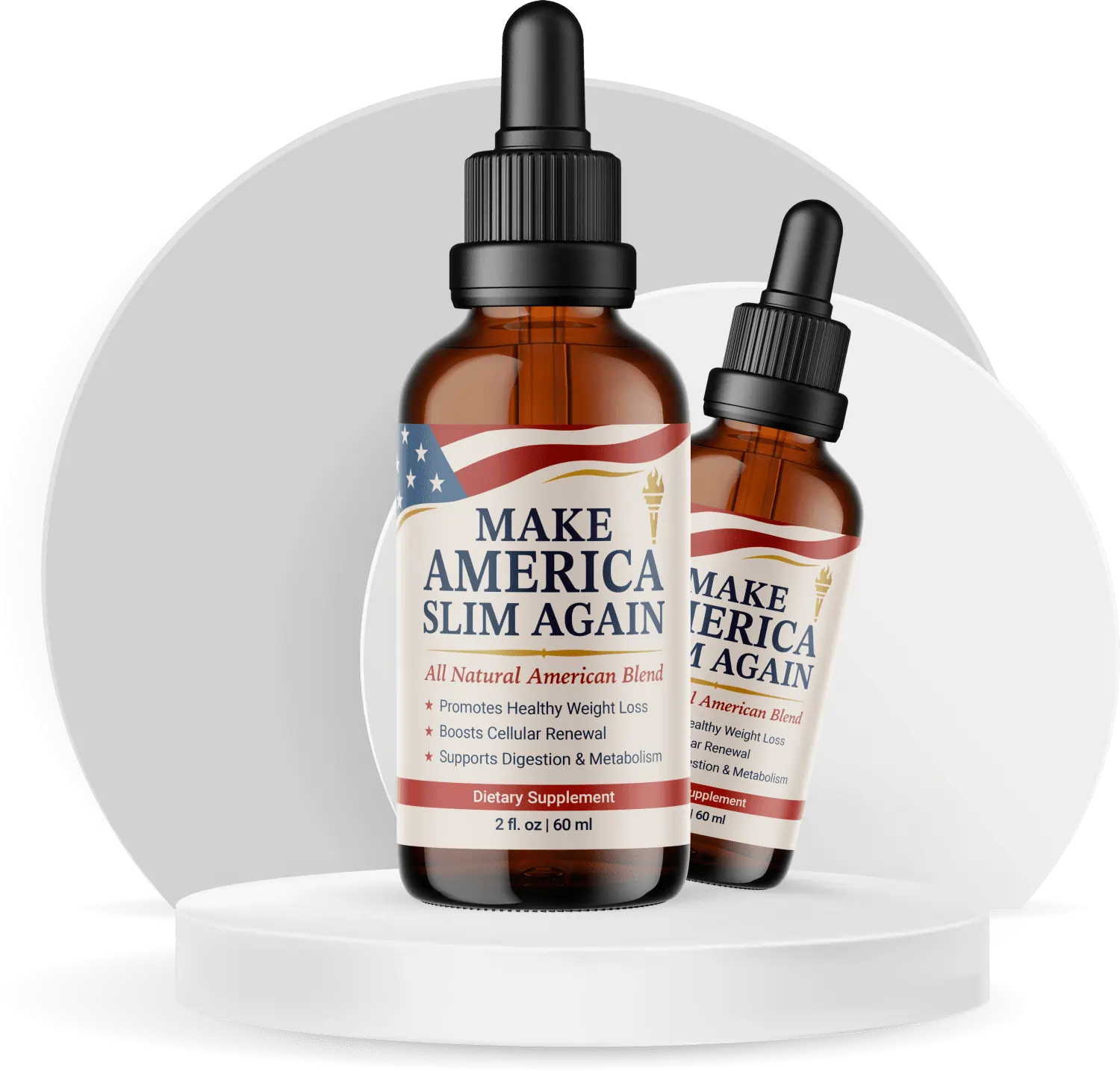 Make America Slim Again Supplement Bottle